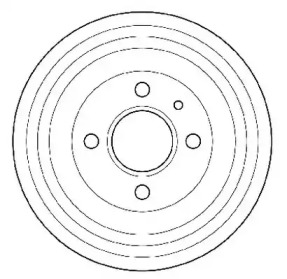 Тормозный барабан (JURID: 329180J)