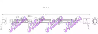 Шлангопровод (BROVEX-NELSON: H4362)