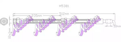 Шлангопровод (BROVEX-NELSON: H5381)