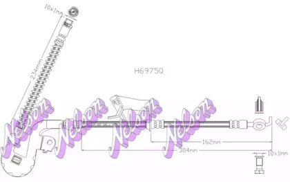 Шлангопровод (BROVEX-NELSON: H6975Q)