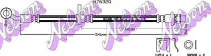 Шлангопровод (BROVEX-NELSON: H7632Q)