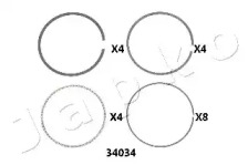 Поршневое кольцо (JAPKO: 434034J)