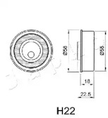 Натяжитель (JAPKO: 45H22)