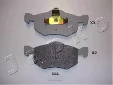 Комплект тормозных колодок (JAPKO: 50322)