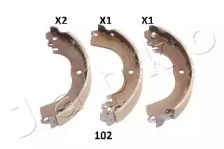 Комлект тормозных накладок (JAPKO: 55102)