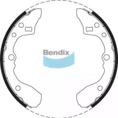 Комлект тормозных накладок (BENDIX-AU: BS1604)