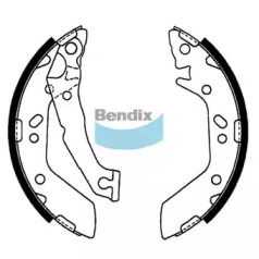 Комлект тормозных накладок (BENDIX-AU: BS1779)