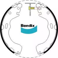 Комлект тормозных накладок (BENDIX-AU: BS1791)