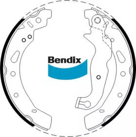 Комлект тормозных накладок (BENDIX-AU: BS5022)