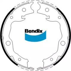 Комлект тормозных накладок (BENDIX-AU: BS5257)