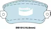 Комплект тормозных колодок (BENDIX-AU: DB101 GCT)