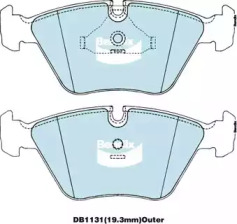 Комплект тормозных колодок (BENDIX-AU: DB1131 EURO+)