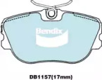 Комплект тормозных колодок (BENDIX-AU: DB1157 GCT)