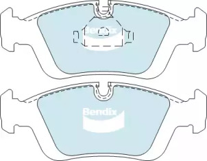Комплект тормозных колодок (BENDIX-AU: DB1224 EURO+)