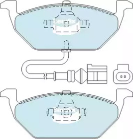 Комплект тормозных колодок (BENDIX-AU: DB1405 GCT)