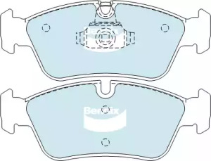 Комплект тормозных колодок (BENDIX-AU: DB1414 EURO+)