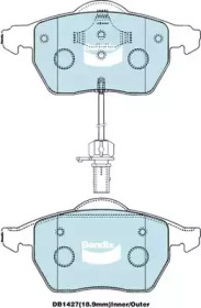 Комплект тормозных колодок (BENDIX-AU: DB1427 EURO+)