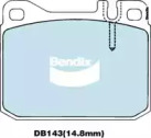 Комплект тормозных колодок (BENDIX-AU: DB143 GCT)