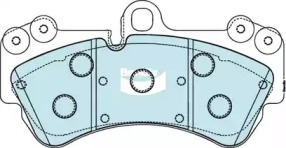 Комплект тормозных колодок (BENDIX-AU: DB1676 -4WD)