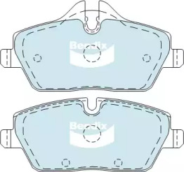 Комплект тормозных колодок (BENDIX-AU: DB1782 EURO+)