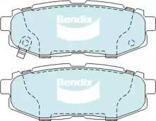 Комплект тормозных колодок (BENDIX-AU: DB1789 GCT)
