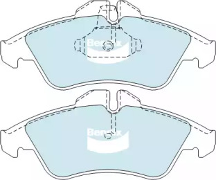 Комплект тормозных колодок (BENDIX-AU: DB1959 HD)