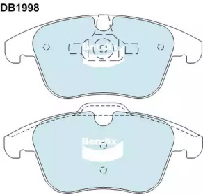 Комплект тормозных колодок (BENDIX-AU: DB1998 EURO+)