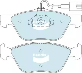 Комплект тормозных колодок (BENDIX-AU: DB2037 HD)