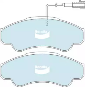 Комплект тормозных колодок (BENDIX-AU: DB2045 HD)