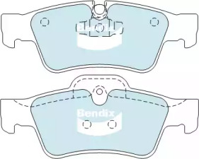 Комплект тормозных колодок (BENDIX-AU: DB2049 EURO+)
