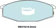 Комплект тормозных колодок (BENDIX-AU: DB215 GCT)