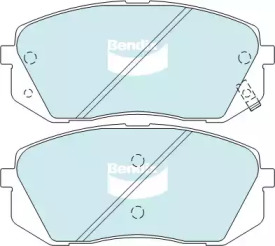 Комплект тормозных колодок (BENDIX-AU: DB2174 GCT)