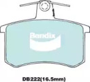 Комплект тормозных колодок (BENDIX-AU: DB222 EURO+)