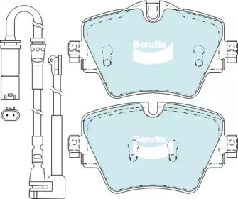 Комплект тормозных колодок (BENDIX-AU: DB2377 EURO+)