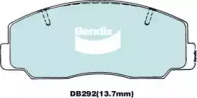 Комплект тормозных колодок (BENDIX-AU: DB292 -4WD)