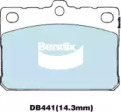 Комплект тормозных колодок (BENDIX-AU: DB441 GCT)