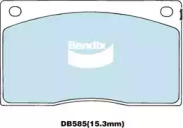 Комплект тормозных колодок (BENDIX-AU: DB585 BR)