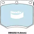 Комплект тормозных колодок (BENDIX-AU: DB625 GCT)