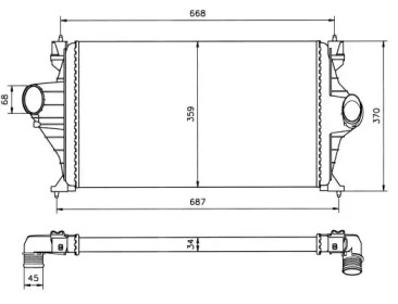 Теплообменник (WILMINK GROUP: WG1724078)