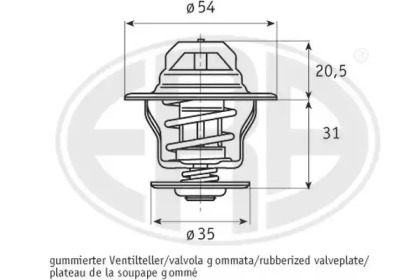 Термостат (WILMINK GROUP: WG1492712)