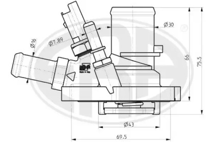 Термостат (WILMINK GROUP: WG1492716)