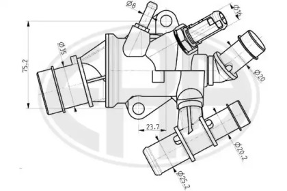 Термостат (WILMINK GROUP: WG1492723)