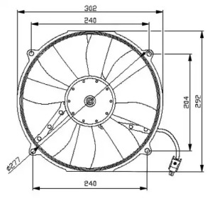 Вентилятор (WILMINK GROUP: WG1720148)