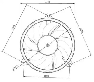 Вентилятор (WILMINK GROUP: WG1720150)