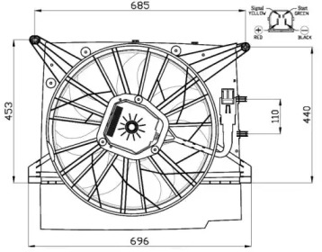 Вентилятор (WILMINK GROUP: WG1720417)