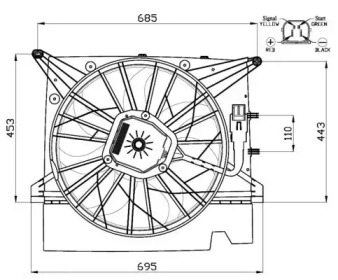 Вентилятор (WILMINK GROUP: WG1720418)