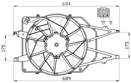 Вентилятор (WILMINK GROUP: WG1720421)