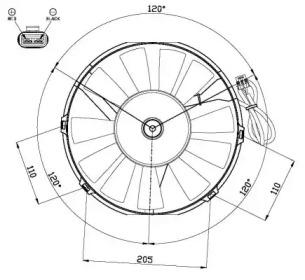 Вентилятор (WILMINK GROUP: WG1720423)