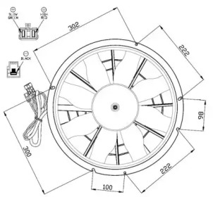 Вентилятор (WILMINK GROUP: WG1720426)