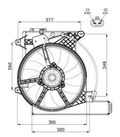 Вентилятор (WILMINK GROUP: WG1720443)